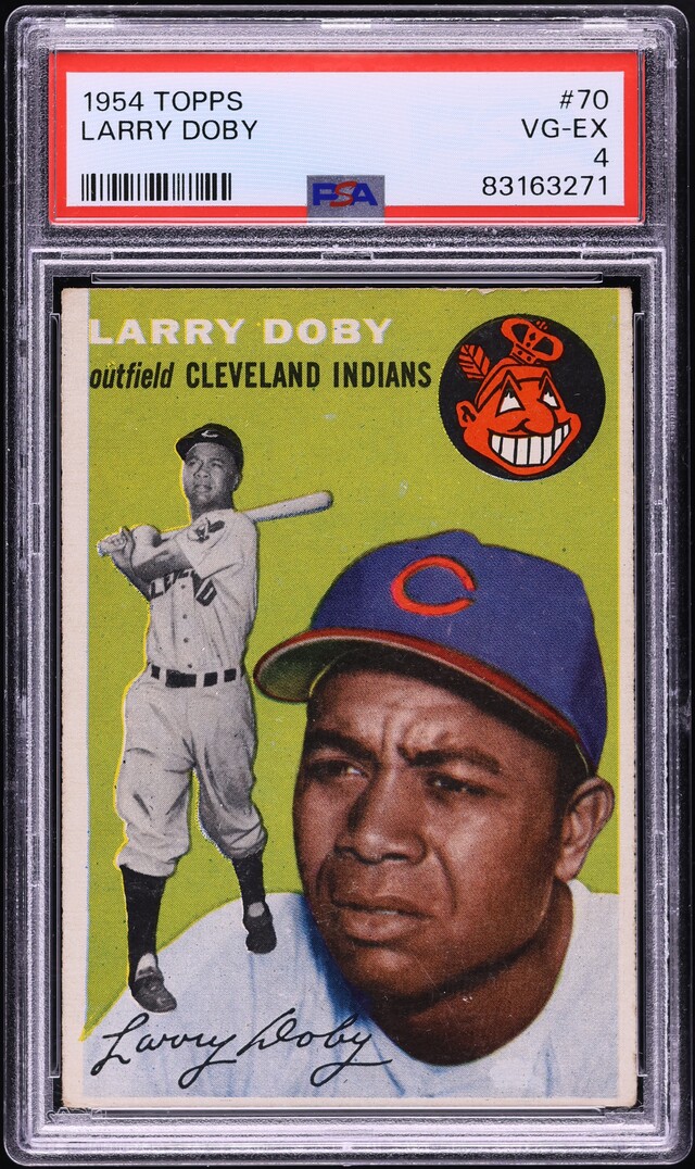 1954 Topps Larry Doby #70 PSA 4 VGEX