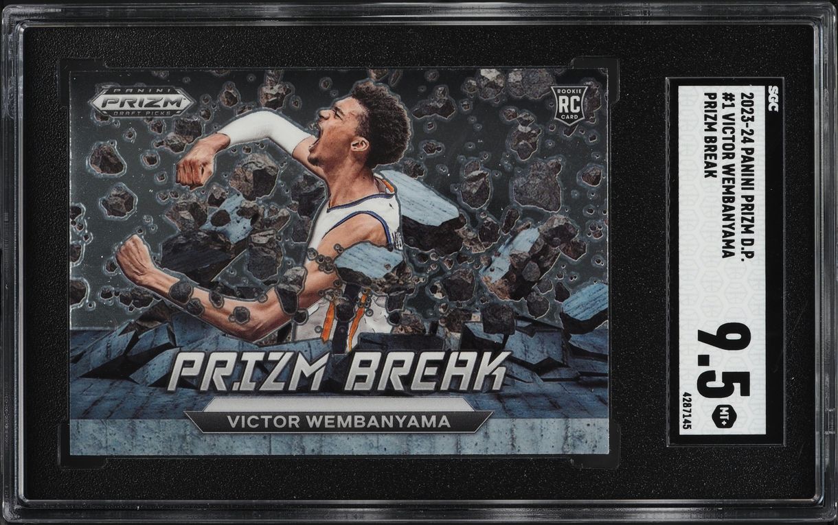 2023 Panini Prizm Draft Break Victor Wembanyama ROOKIE #1 SGC 9.5 MINT+