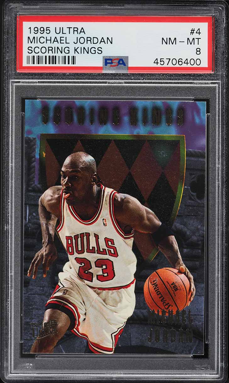 1995 Ultra Scoring Kings Michael Jordan #4 PSA 8 NM-MT