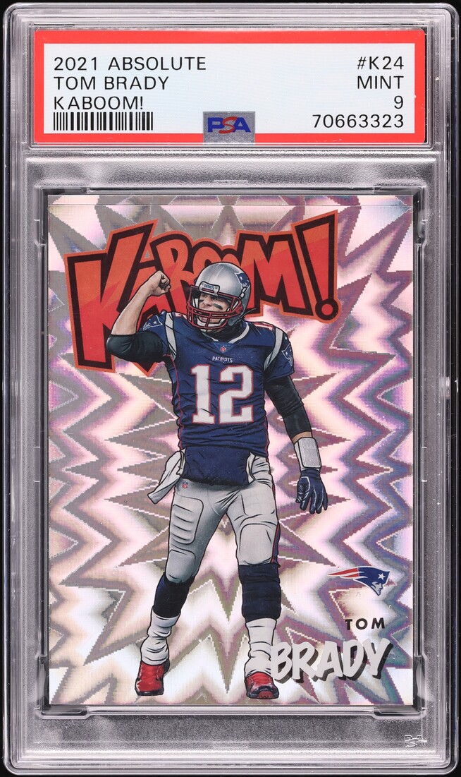 2021 Absolute Kaboom! Tom Brady #K24 PSA 9 MINT