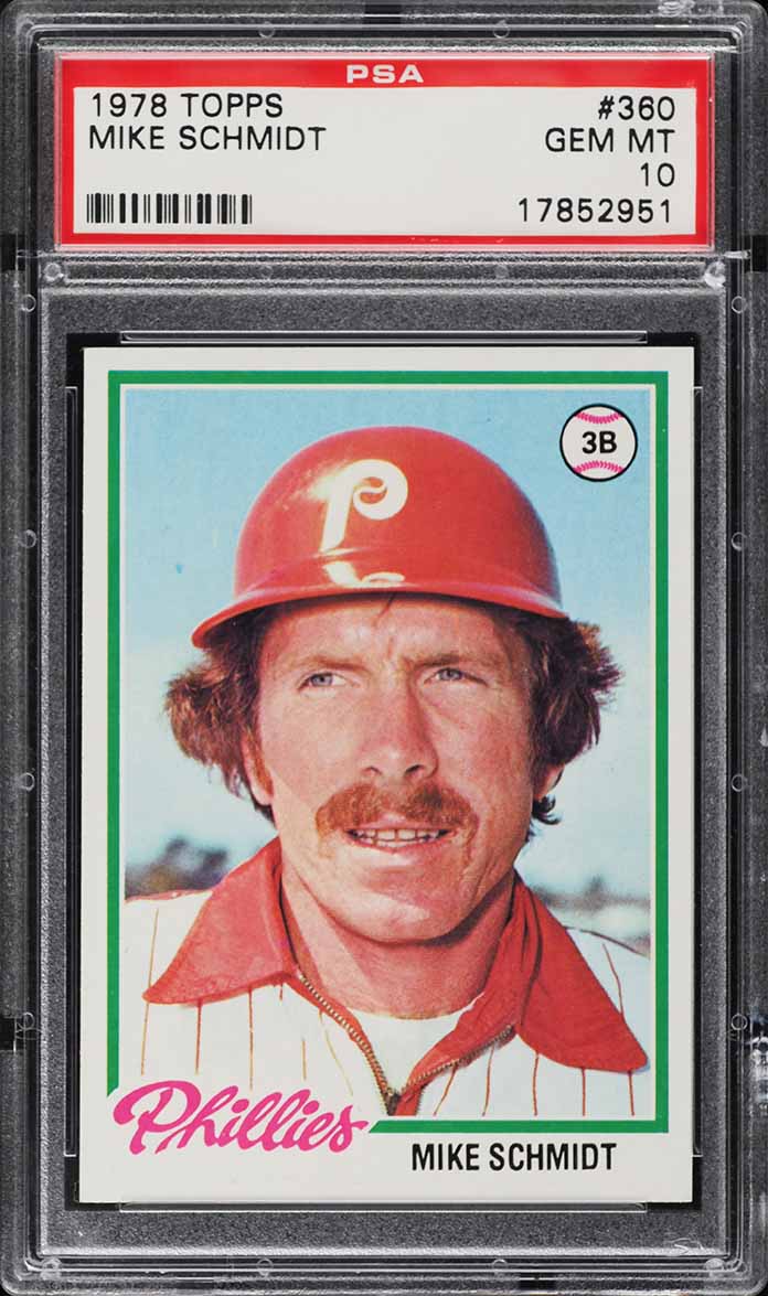 1978 Topps Mike Schmidt #360 PSA 10 GEM MINT