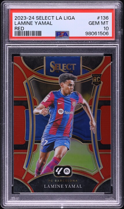 2024 Topps Chrome UEFA Club Competitions Mojo Lamine Yamal