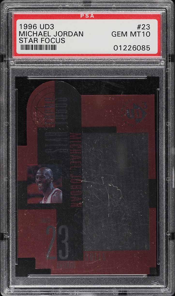 1996 UD3 Basketball Michael Jordan #23 PSA 10 GEM MINT