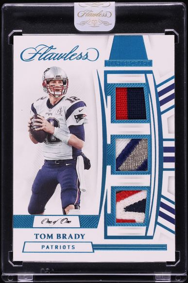 2022 Panini Flawless Mastercraft Platinum Tom Brady PATCH 1/1 #M-TB - Photo 1