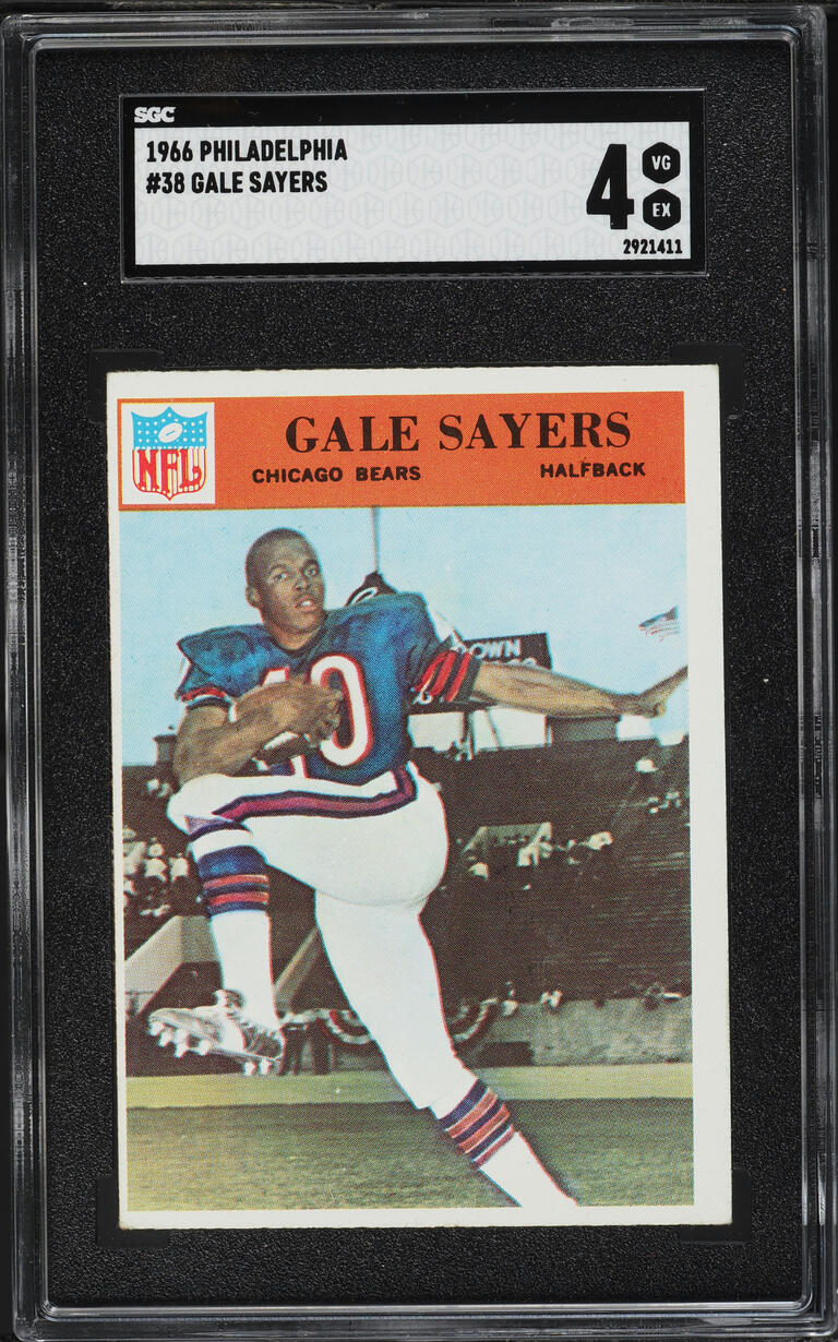 1966 Philadelphia Gale Sayers ROOKIE #38 SGC 4 VGEX