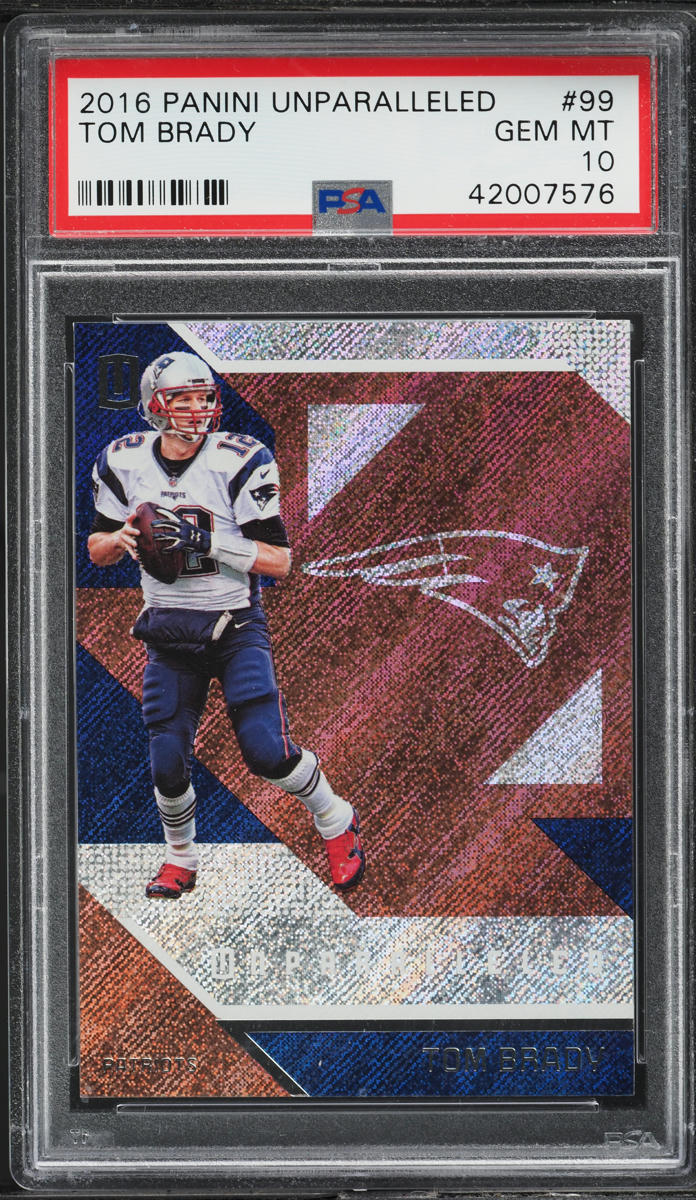 2016 Panini Unparalleled Tom Brady #99 PSA 10 GEM MINT