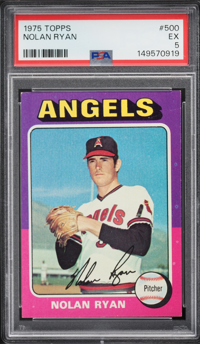 1975 Topps Nolan Ryan #500 PSA 5 EX