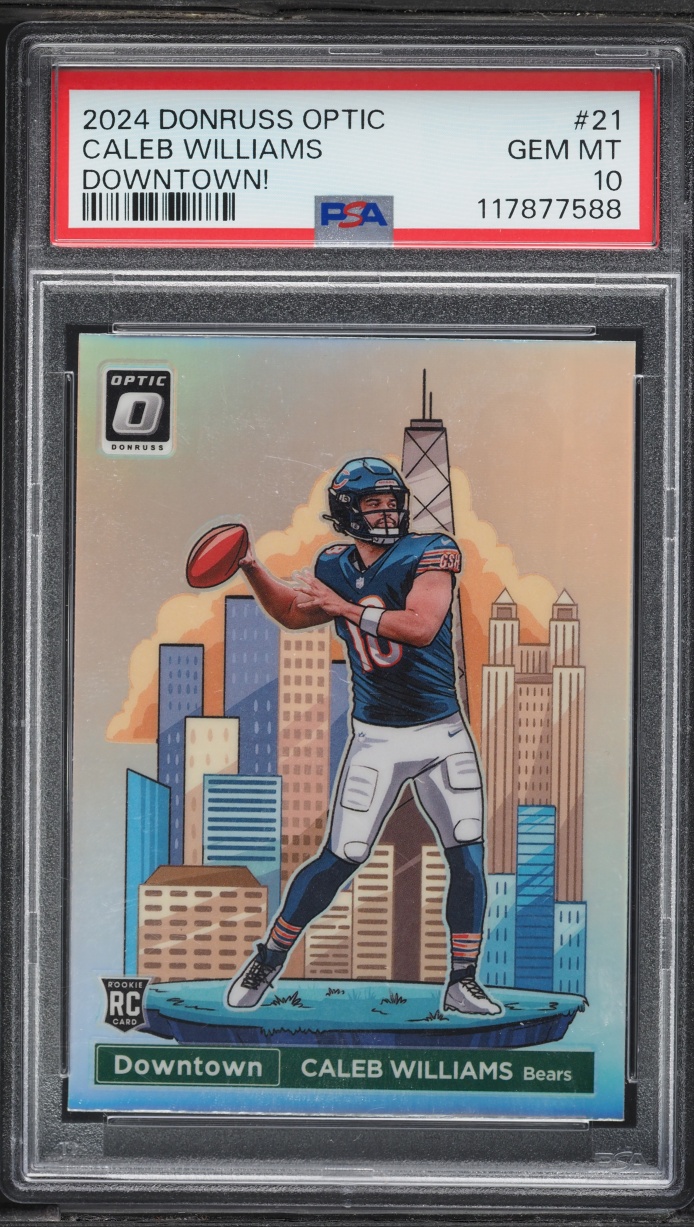 2024 Donruss Optic Downtown Caleb Williams ROOKIE #21 PSA 10 GEM MINT