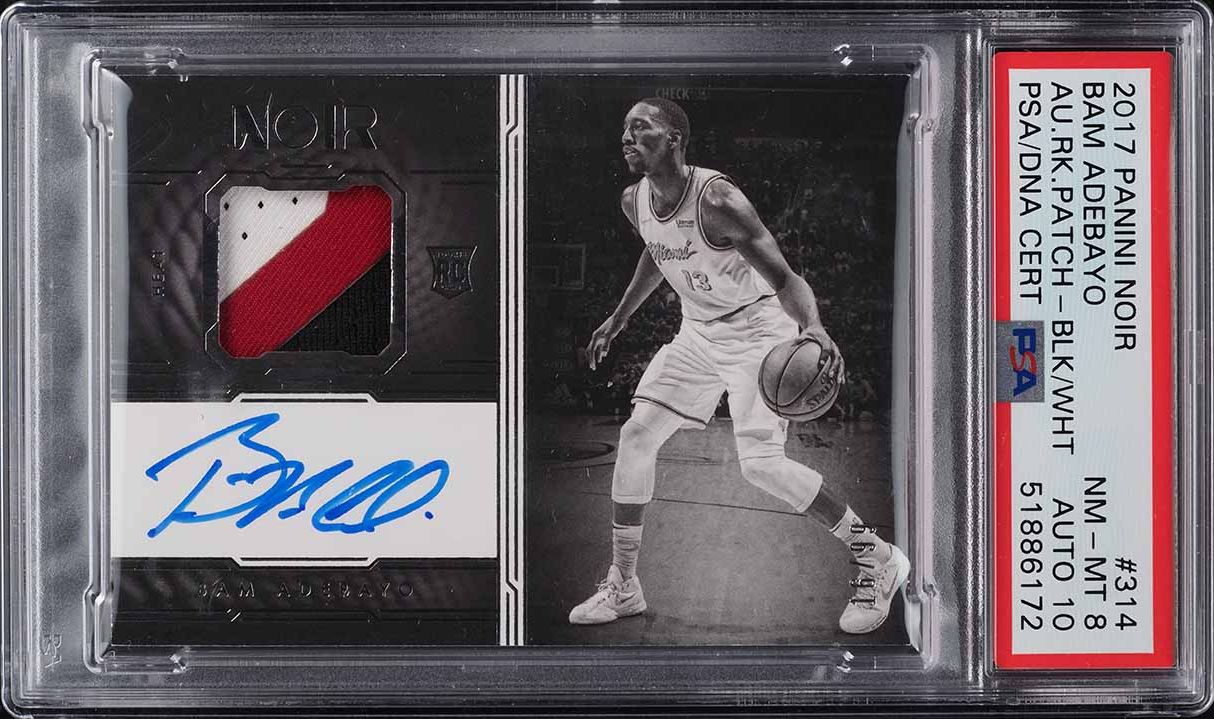 2017 Panini Prizm Silver Bam Adebayo ROOKIE #51 PSA 10 GEM MINT on