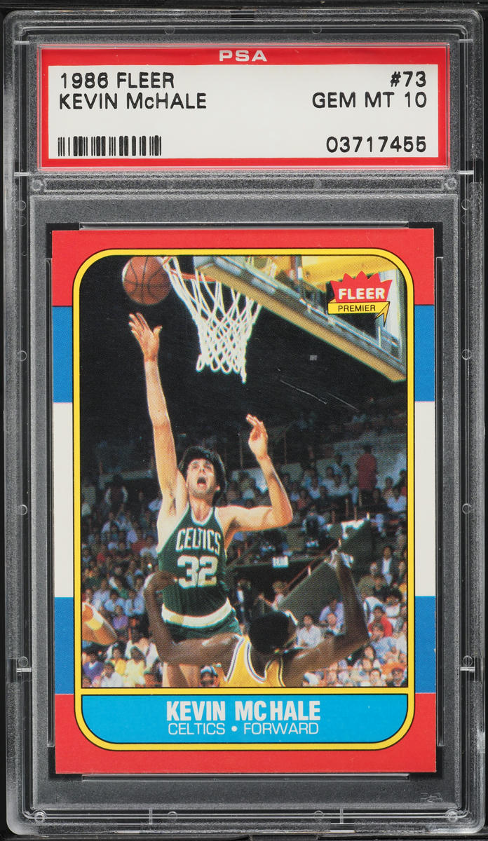 1986 Fleer Basketball Kevin McHale #73 PSA 10 GEM MINT