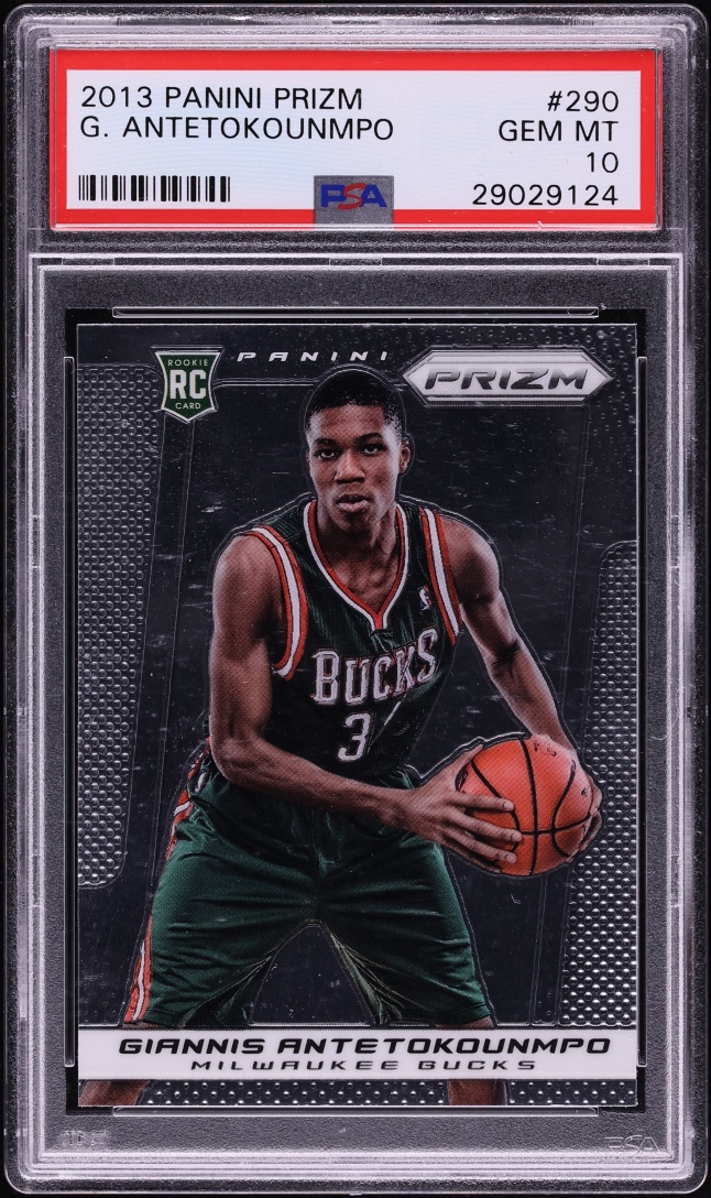 2013 Panini Prizm Giannis Antetokounmpo ROOKIE #290 PSA 10 GEM MINT