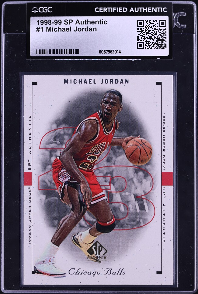 1997 SP Authentic Basketball Michael Jordan #23 PSA 10 GEM