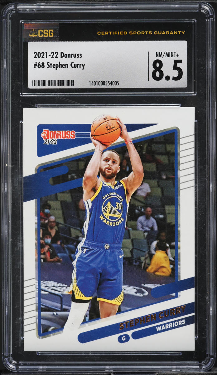 2021 Donruss Basketball Stephen Curry #68 CSG 8.5 NM-MT+