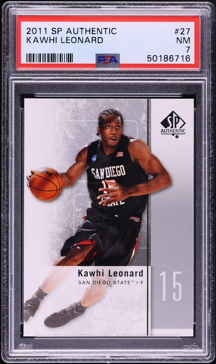 2011 SP Authentic Kawhi Leonard ROOKIE #27 PSA 10 GEM MINT on