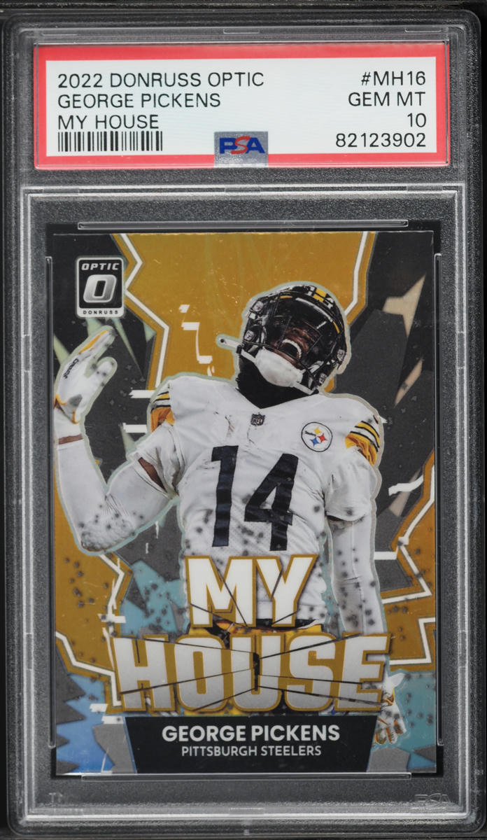 2022 Donruss Optic My House! George Pickens ROOKIE #MH16 PSA 10 GEM MINT