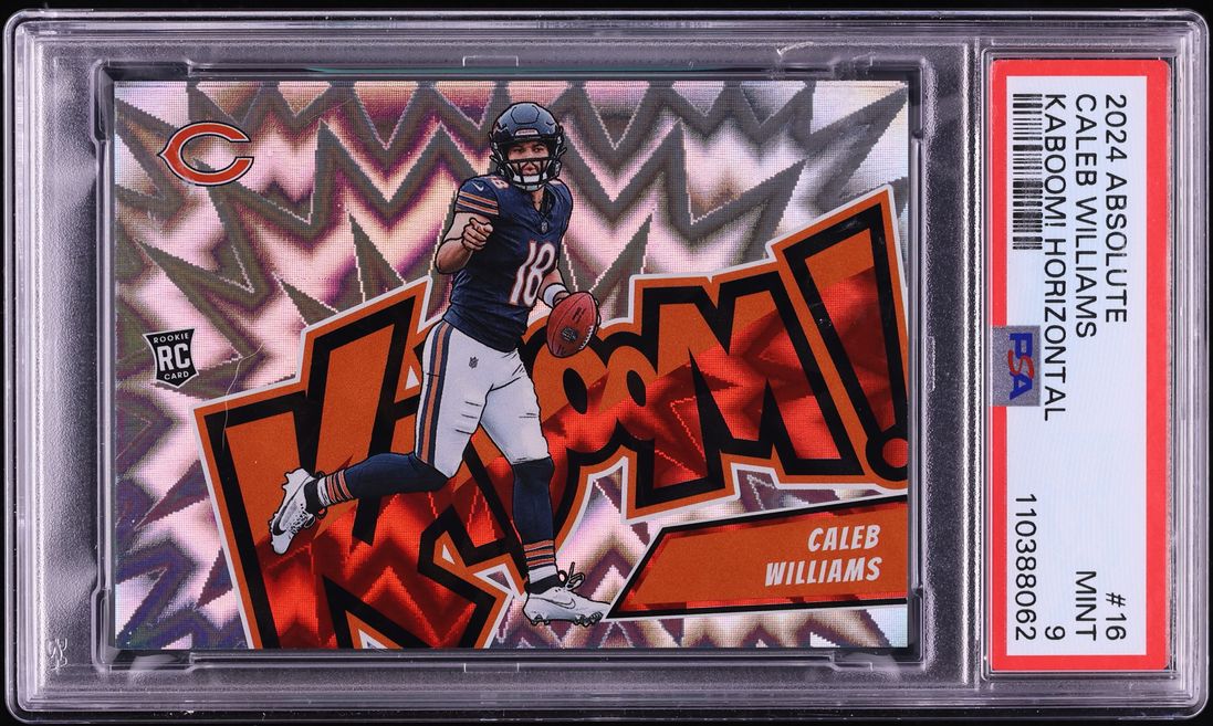 2024 Absolute Kaboom! Horizontal Caleb Williams ROOKIE #16 PSA 9 MINT