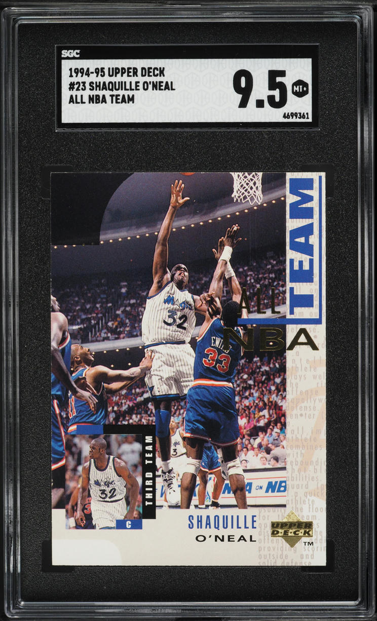 1994 Upper Deck All NBA Team Shaquille O'Neal #23 SGC 9.5 MINT+