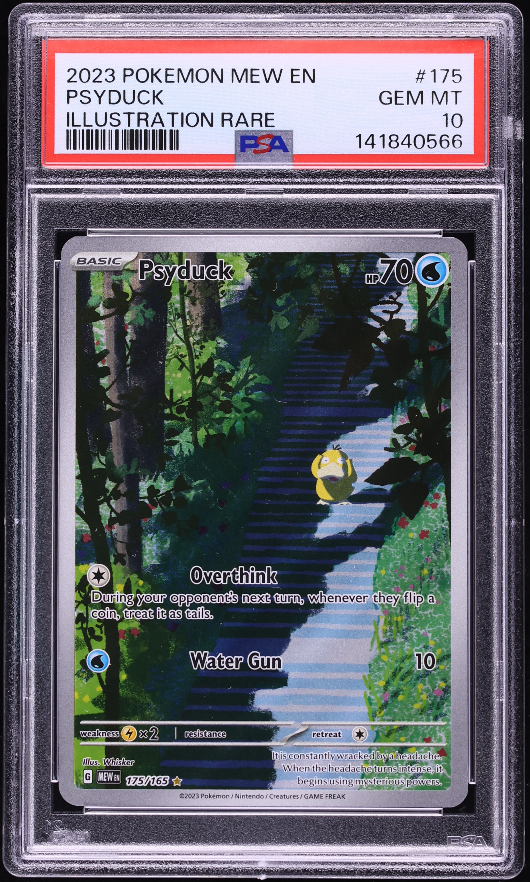 2023 Pokemon Scarlet & Violet 151 IR Psyduck #175 PSA 10 GEM MINT
