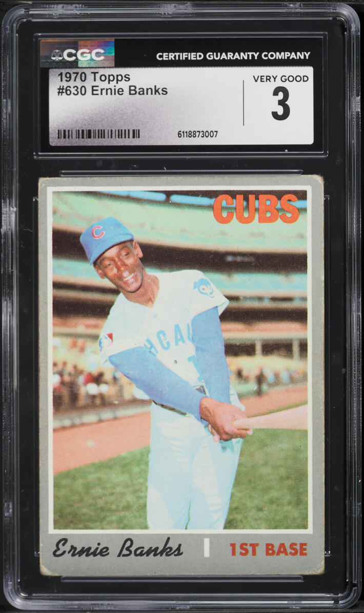 1970 Topps Ernie Banks #630 CGC 3 VG
