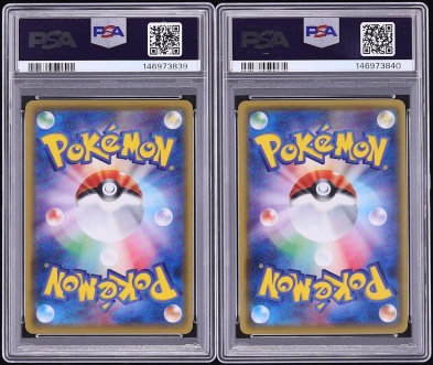 Lot(2) 2016 Pokemon Japanese XY Promo Battle Festa Holo Mew & Pikachu #XY-P PSA 10 GEM MINT