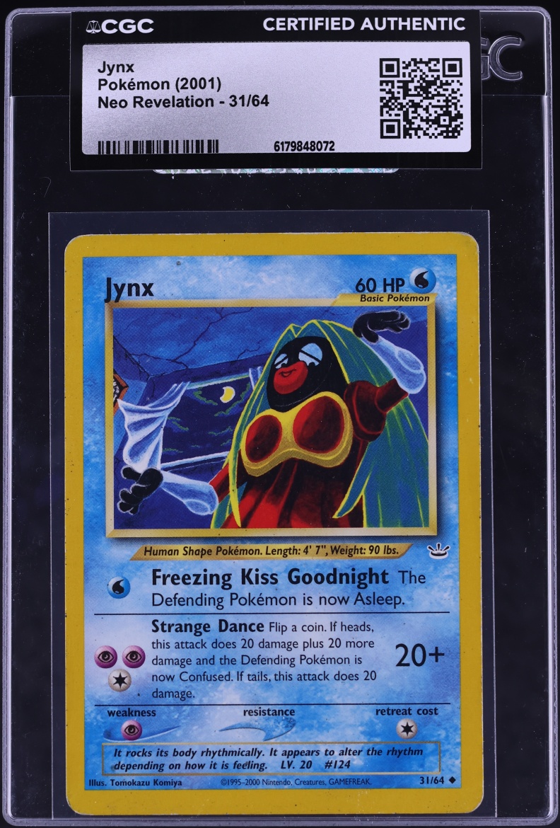 2001 Pokemon Neo Revelation Jynx #31 CGC AUTH