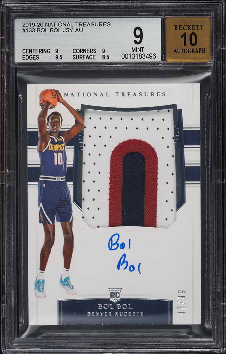 2019 Panini Encased Cam Reddish ROOKIE PATCH AUTO /99 #195 BGS 9
