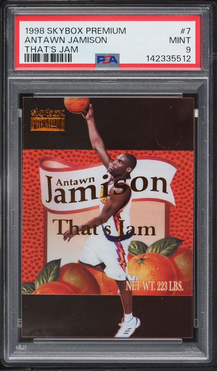 1998 Skybox Premium That's Jam Antawn Jamison ROOKIE #7 PSA 9 MINT