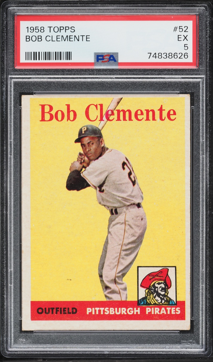 1958 Topps Roberto Clemente #52 PSA 5 EX