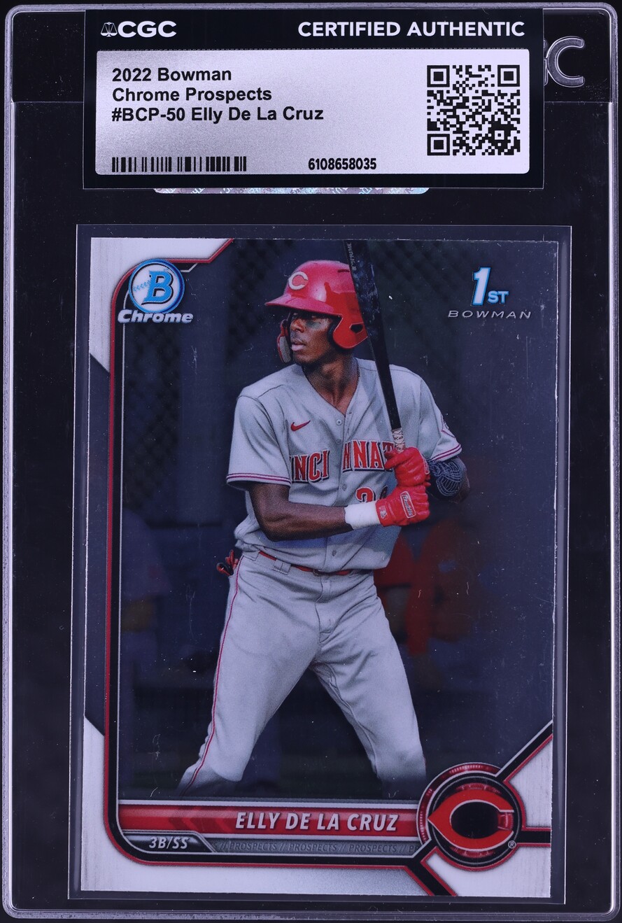 2022 Bowman Chrome Elly De La Cruz PROSPECT #BCP-50 CGC AUTH