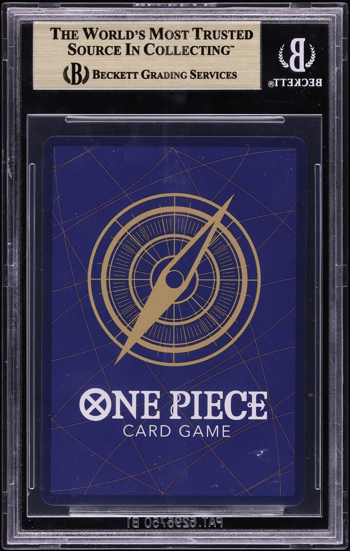 2025 One Piece A Fist Of Divine Speed 3rd Anniversary SEC SP Monkey D. Luffy #OP05-119 BGS 10