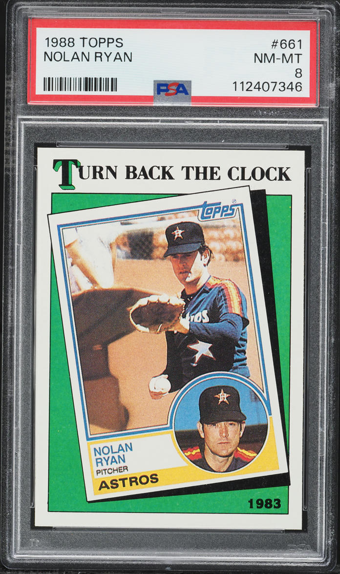 1988 Topps Nolan Ryan #661 PSA 8 NM-MT