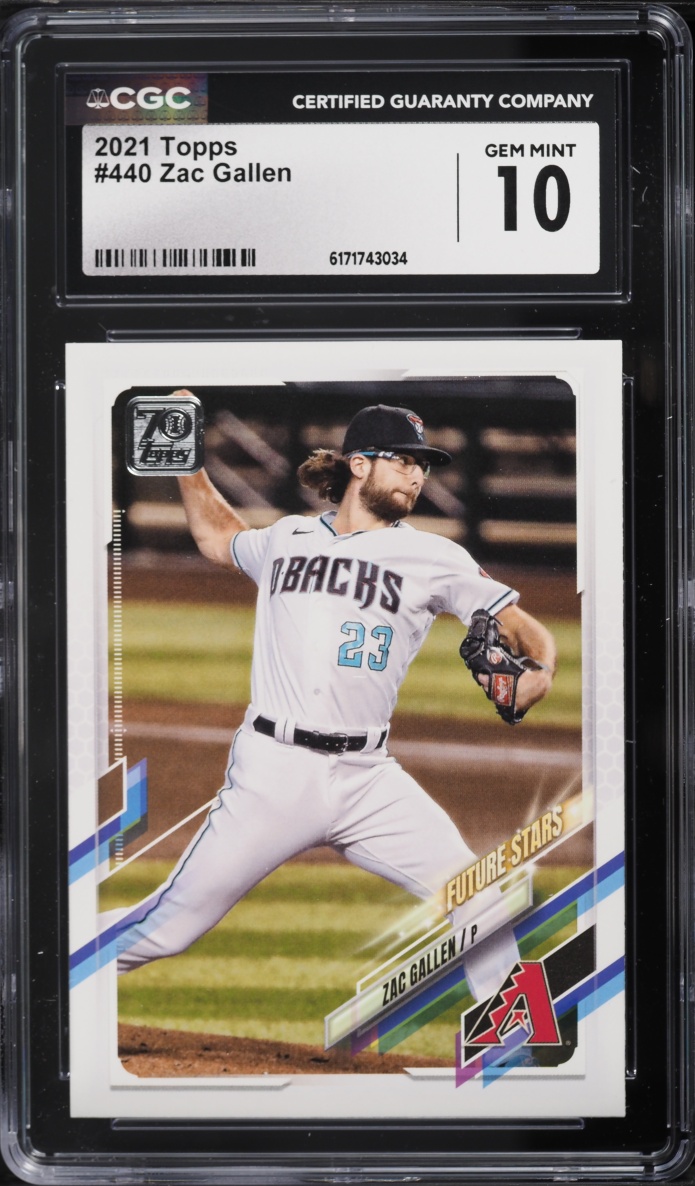 2021 Topps Zac Gallen #440 CGC 10 GEM MINT