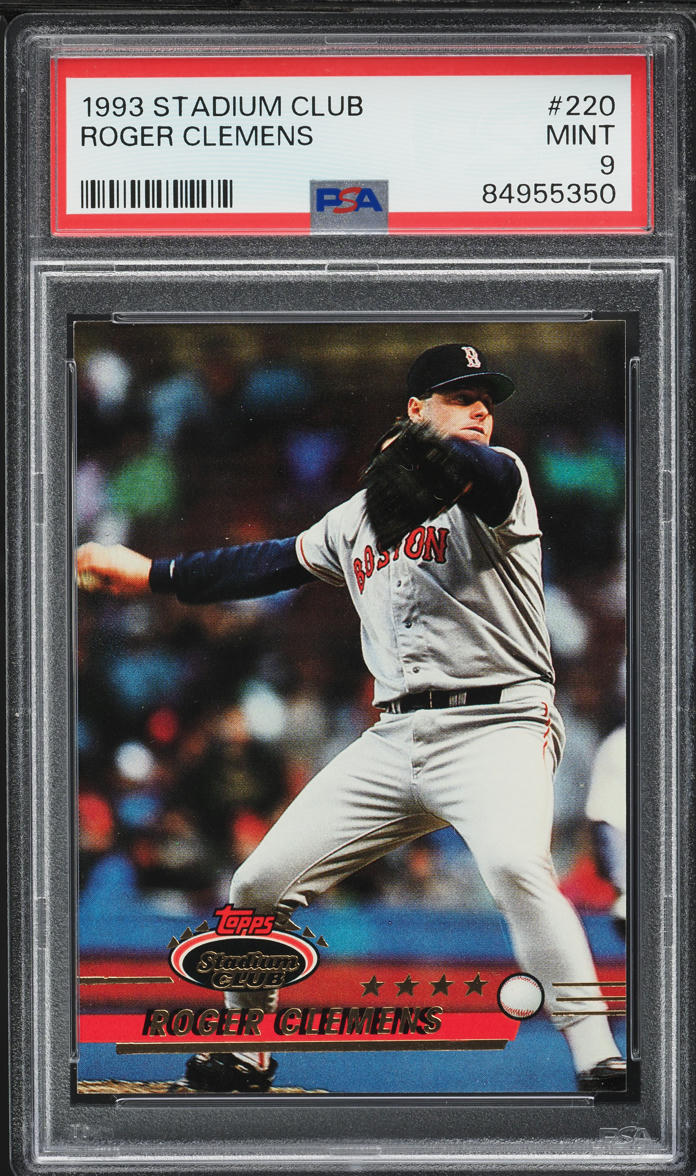 1993 Stadium Club Roger Clemens #220 PSA 9 MINT