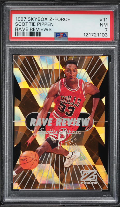 1997 SPx Sky Scottie Pippen #7 PSA 9 MINT on Fanatics Collect