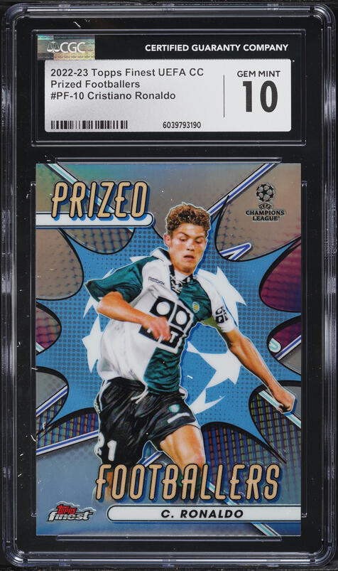 2022 Topps Chrome Sapphire UEFA Club Competitions Cristiano