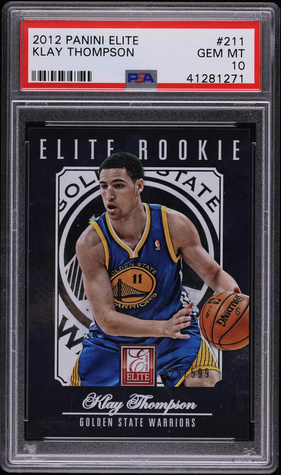 その他 Klay Thompson Auto Panini Rookie PSA 2011-12 SP Authentic KLAY THOMPSON Signed On Card Auto