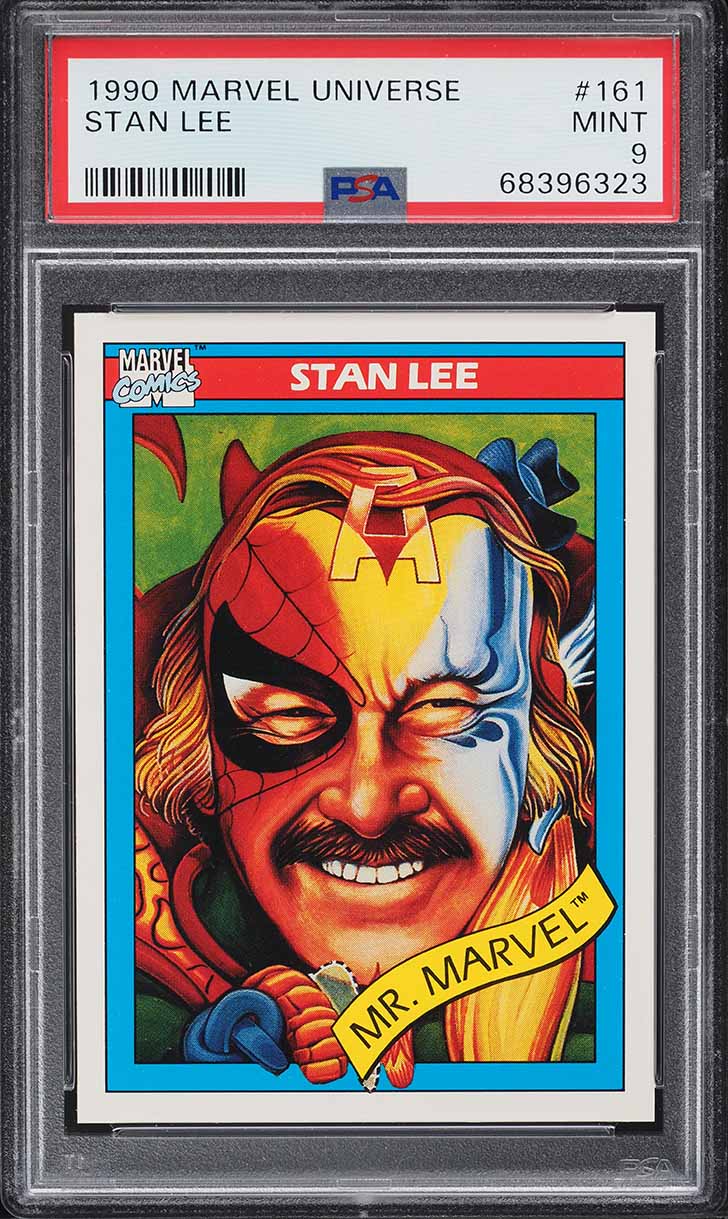 1990 Impel Marvel Universe Stan Lee #161 PSA 9 MINT