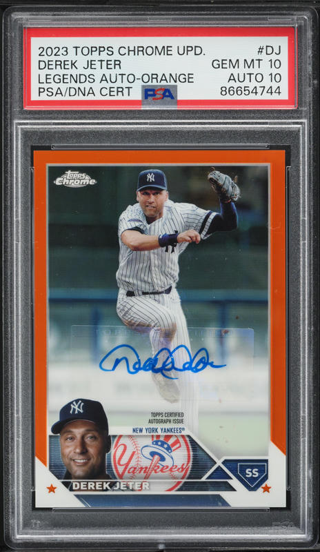 1999 Bowman Chrome Diamond Aces Refractor Derek Jeter #DA13 PSA 10
