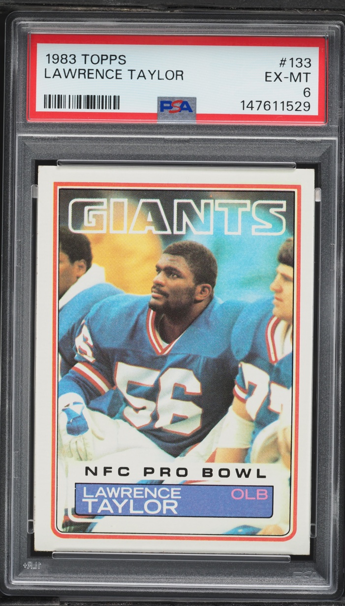 1983 Topps Football Lawrence Taylor #133 PSA 6 EXMT