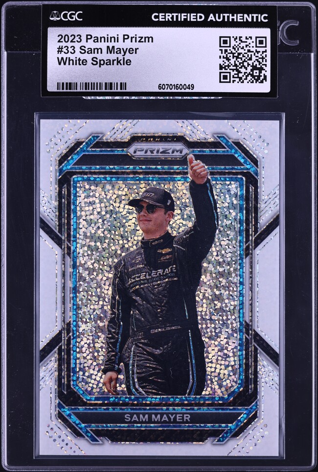 2023 Panini Prizm National Pride White Sparkle Ryan Blaney