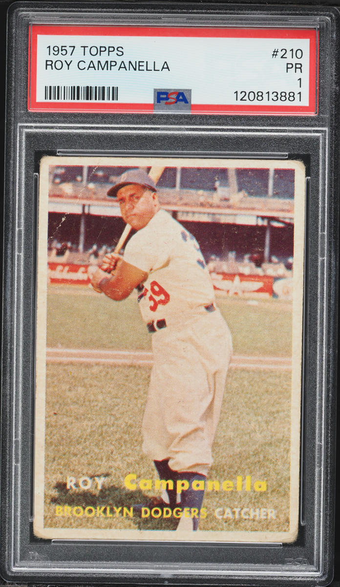 1957 Topps Roy Campanella #210 PSA 1 PR
