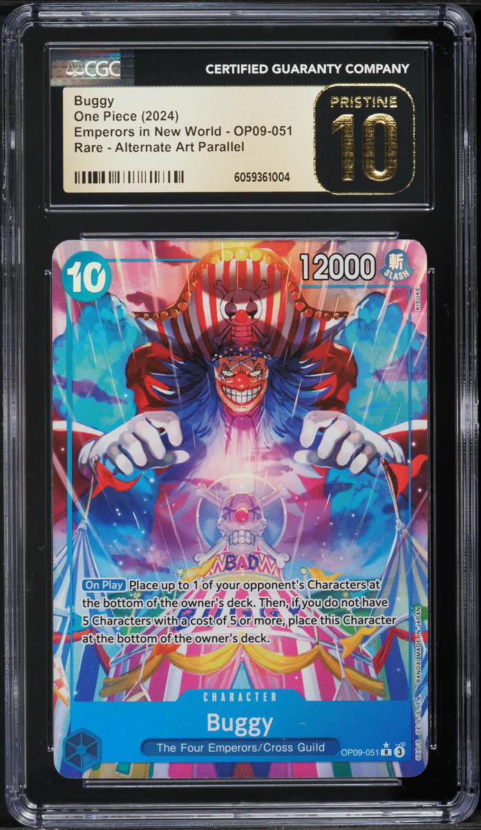 2024 One Piece Emperors In New World Alt Art Buggy #OP09-051