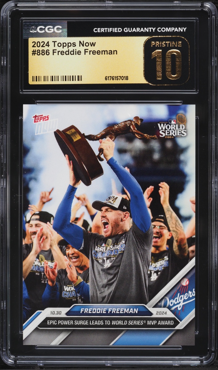 2024 Topps Now Freddie Freeman #886 CGC 10 PRISTINE
