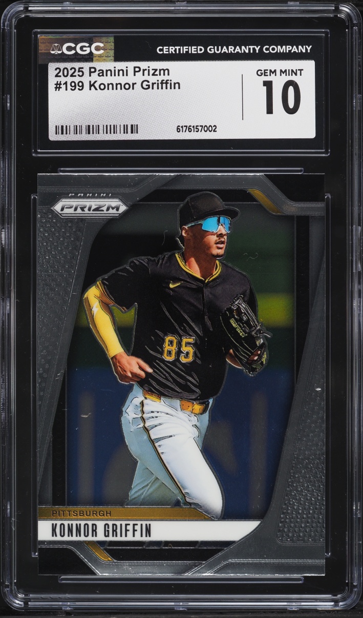 2025 Panini Prizm Konnor Griffin #199 CGC 10 GEM MINT