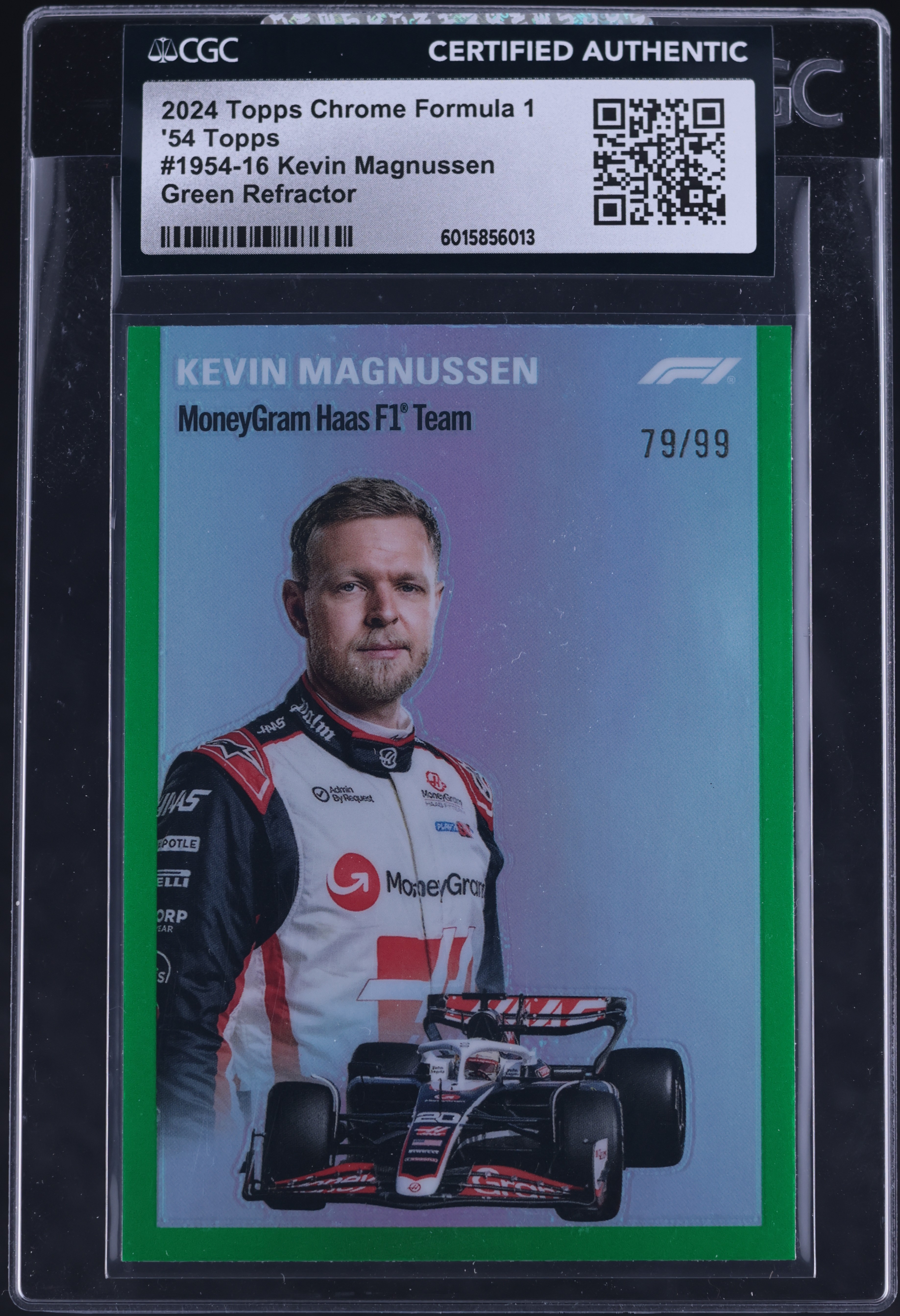 2024 Topps Chrome Formula 1 F1 Green Refractor Kevin