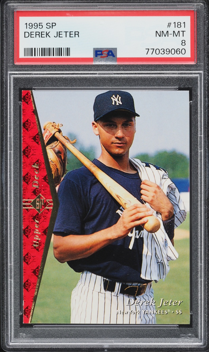 1995 SP Derek Jeter ROOKIE #181 PSA 8 NM-MT