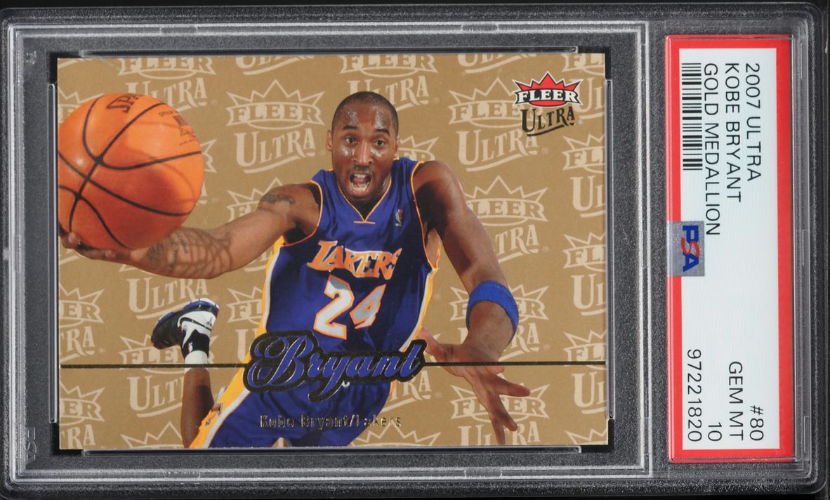 2007 Ultra Gold Medallion Kobe Bryant #80 PSA 10 GEM MINT