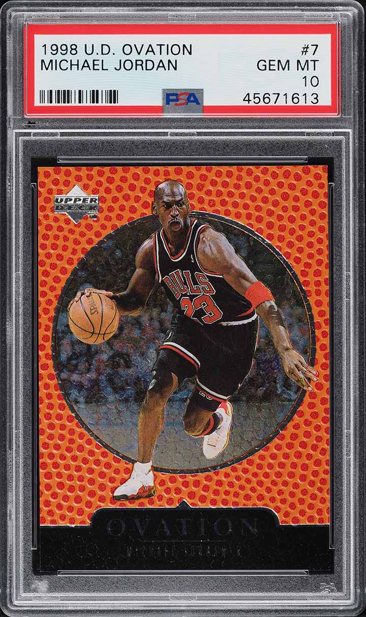1998 Upper Deck Ovation Michael Jordan #7 PSA 10 GEM MINT