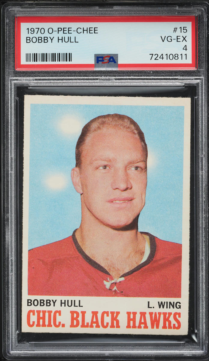 1970 O-Pee-Chee Hockey Bobby Hull #15 PSA 4 VGEX
