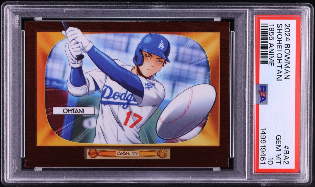 2024 Bowman '55 Anime Shohei Ohtani #BA-2 PSA 10 GEM MINT